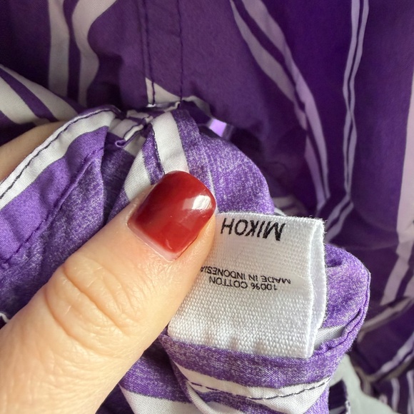 Mikoh Paseo Shirt in Current Aura Size 2 - Picture 2 of 6